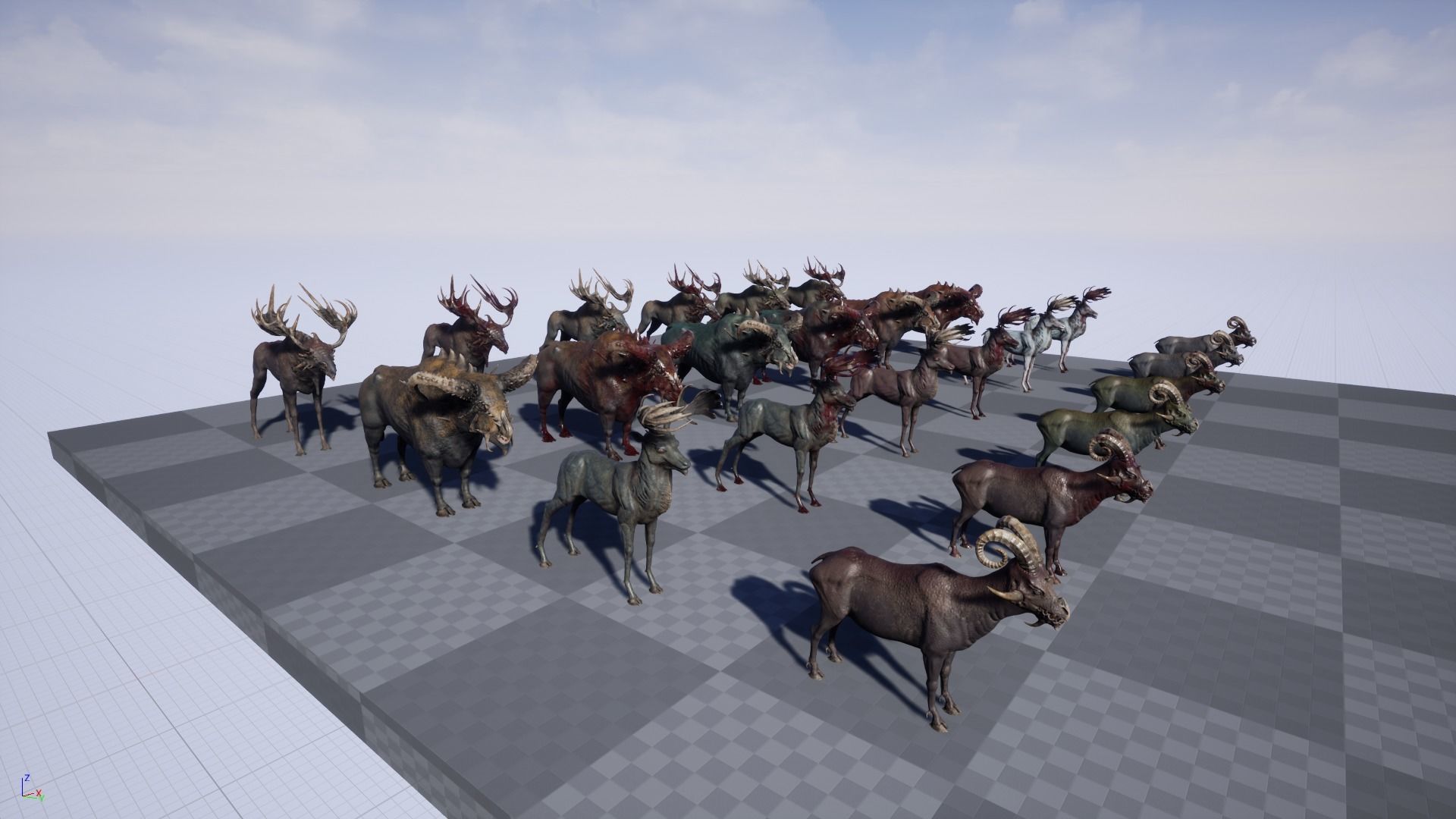 Fantasy Beasts Pack 3D Model Collection_29