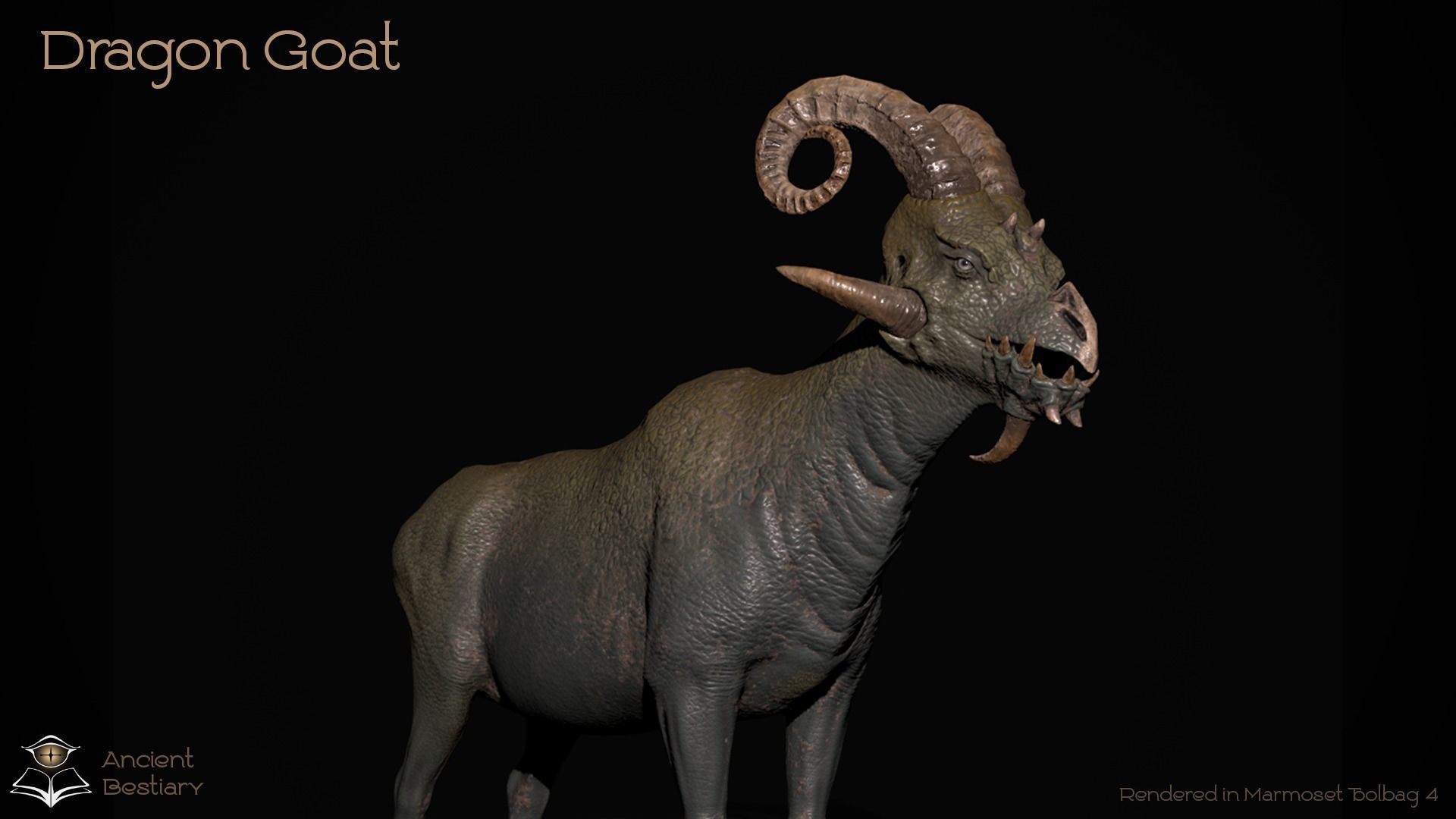 Fantasy Beasts Pack 3D Model Collection_15