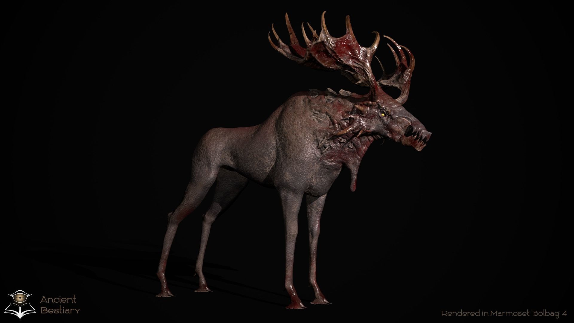 Fantasy Beasts Pack 3D Model Collection_24