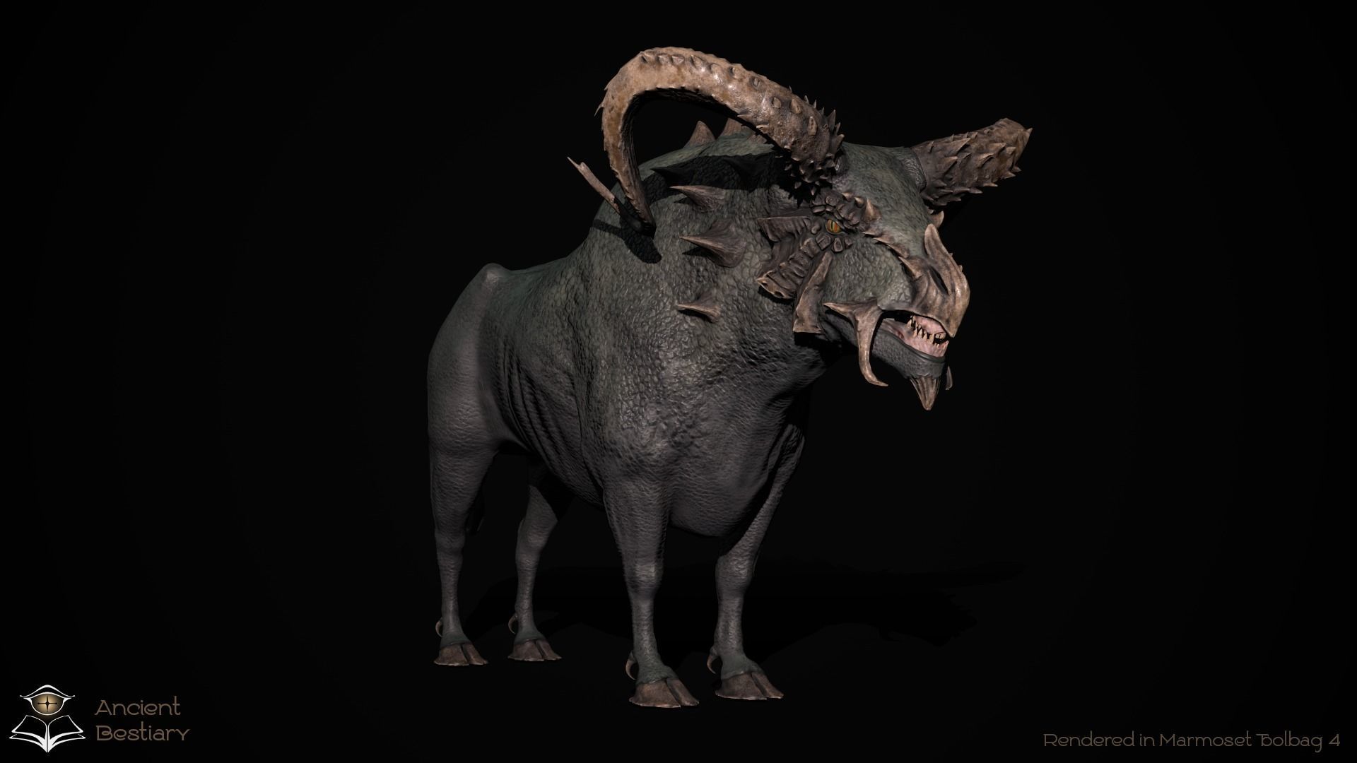 Fantasy Beasts Pack 3D Model Collection_12