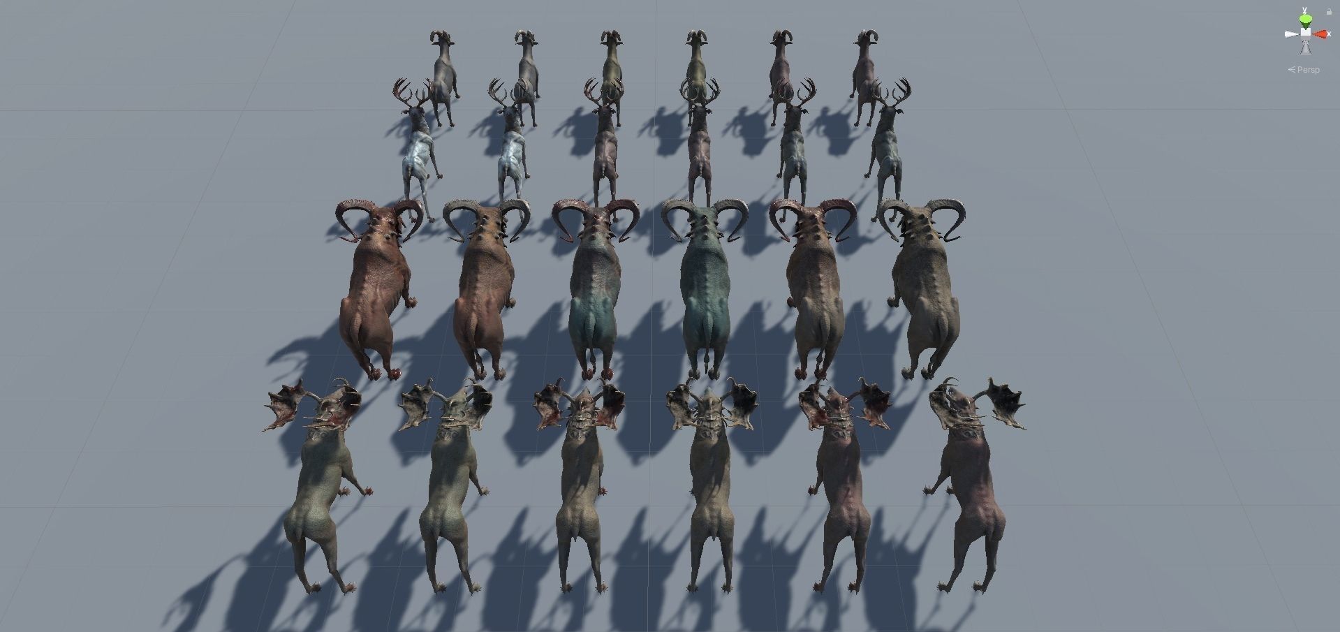 Fantasy Beasts Pack 3D Model Collection_26