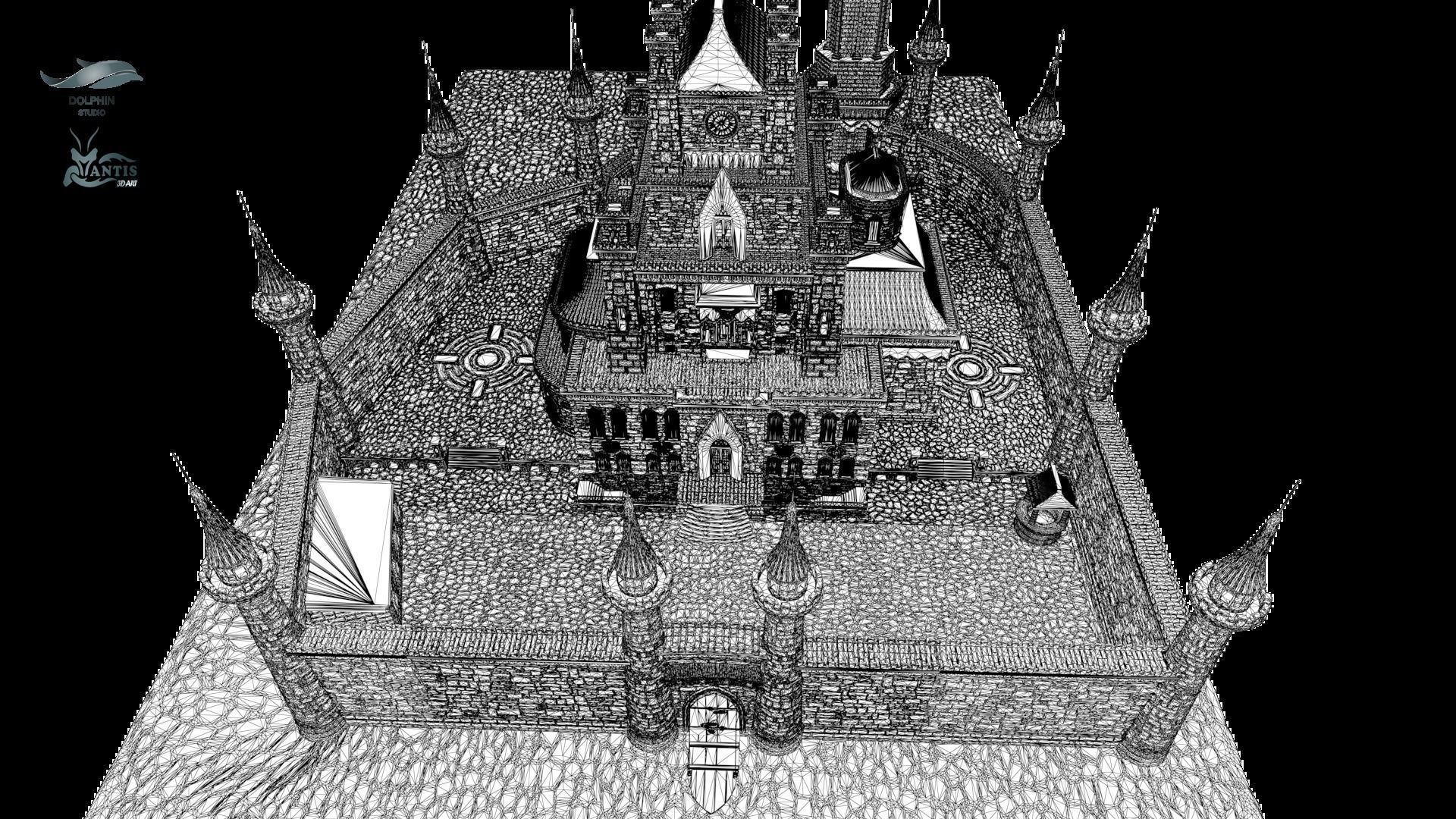 medieval castle 01 Printable 3D print model_13