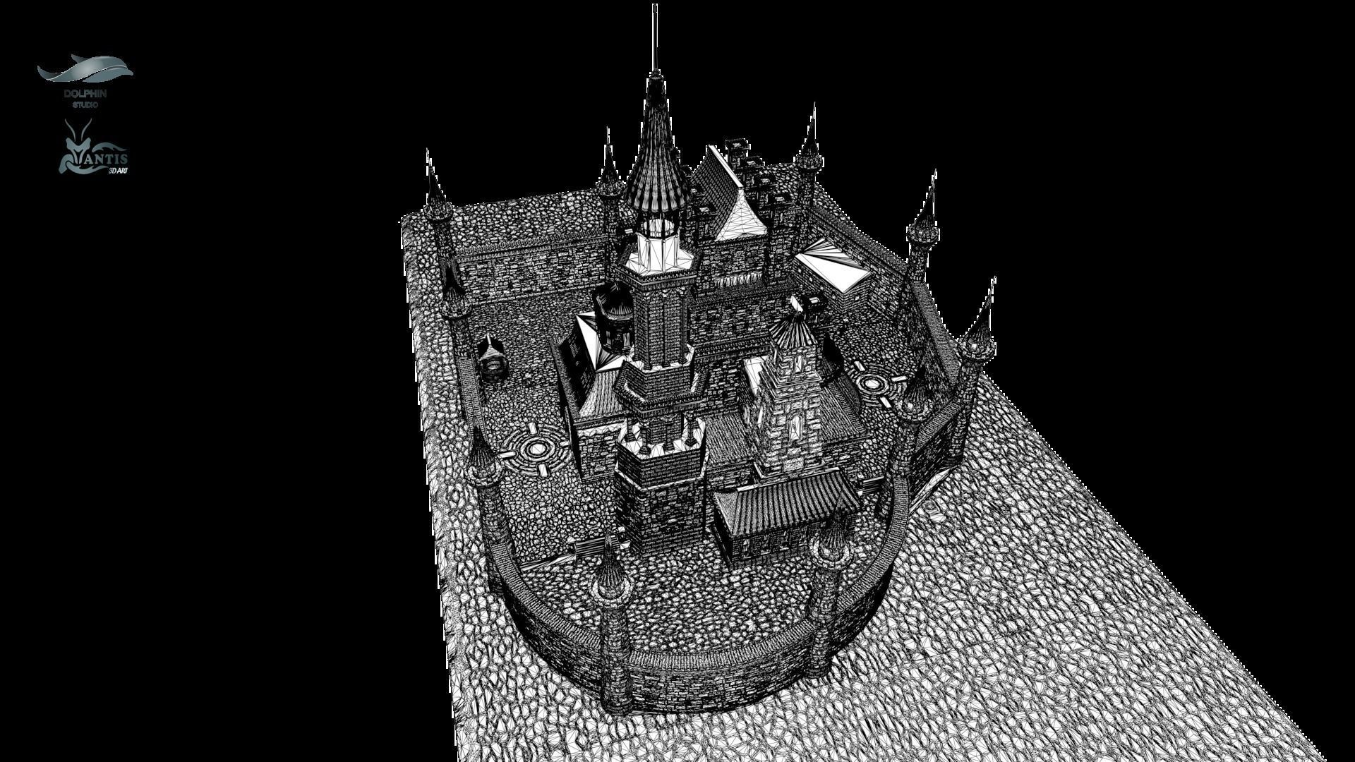 medieval castle 01 Printable 3D print model_15