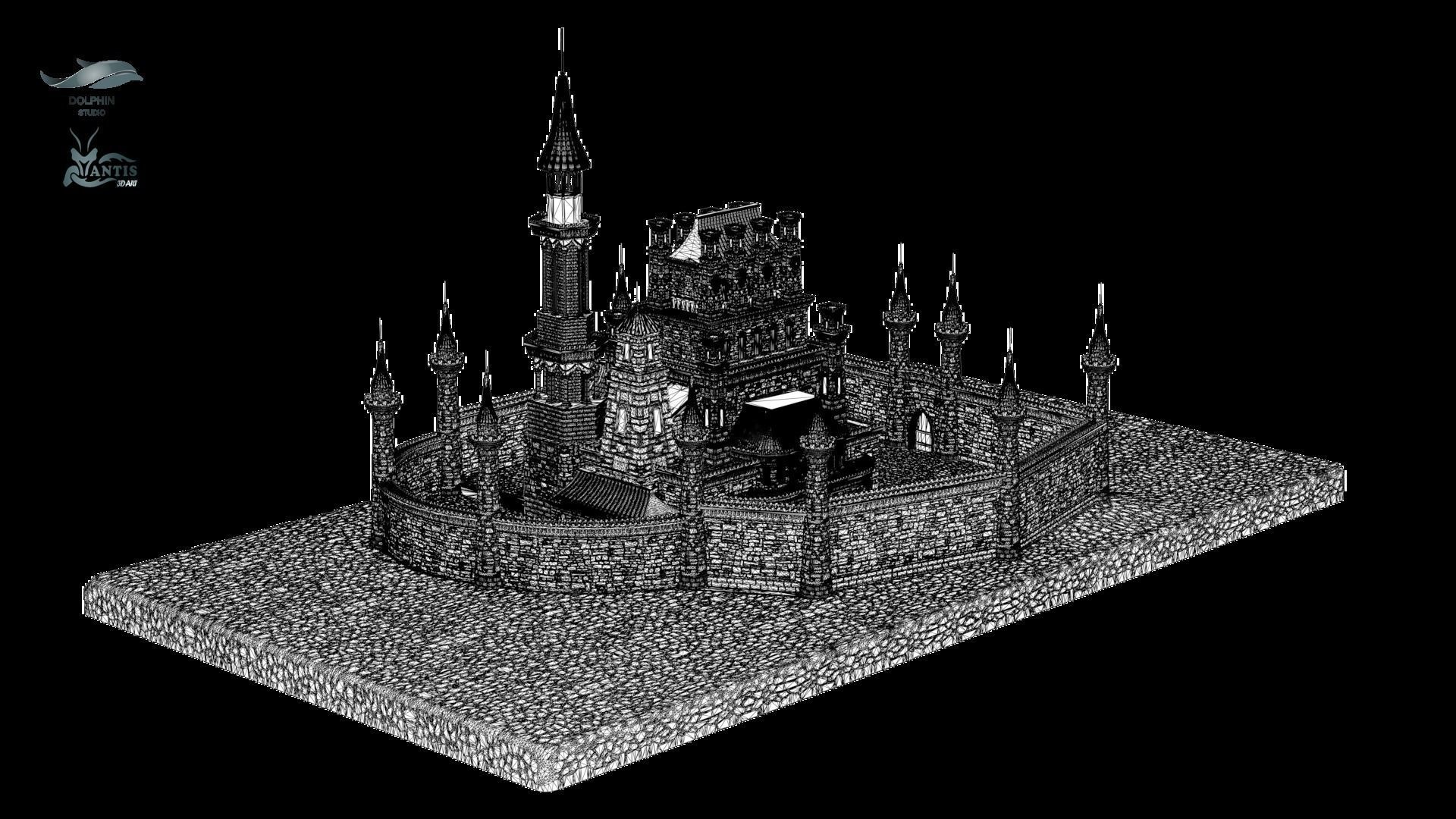 medieval castle 01 Printable 3D print model_18