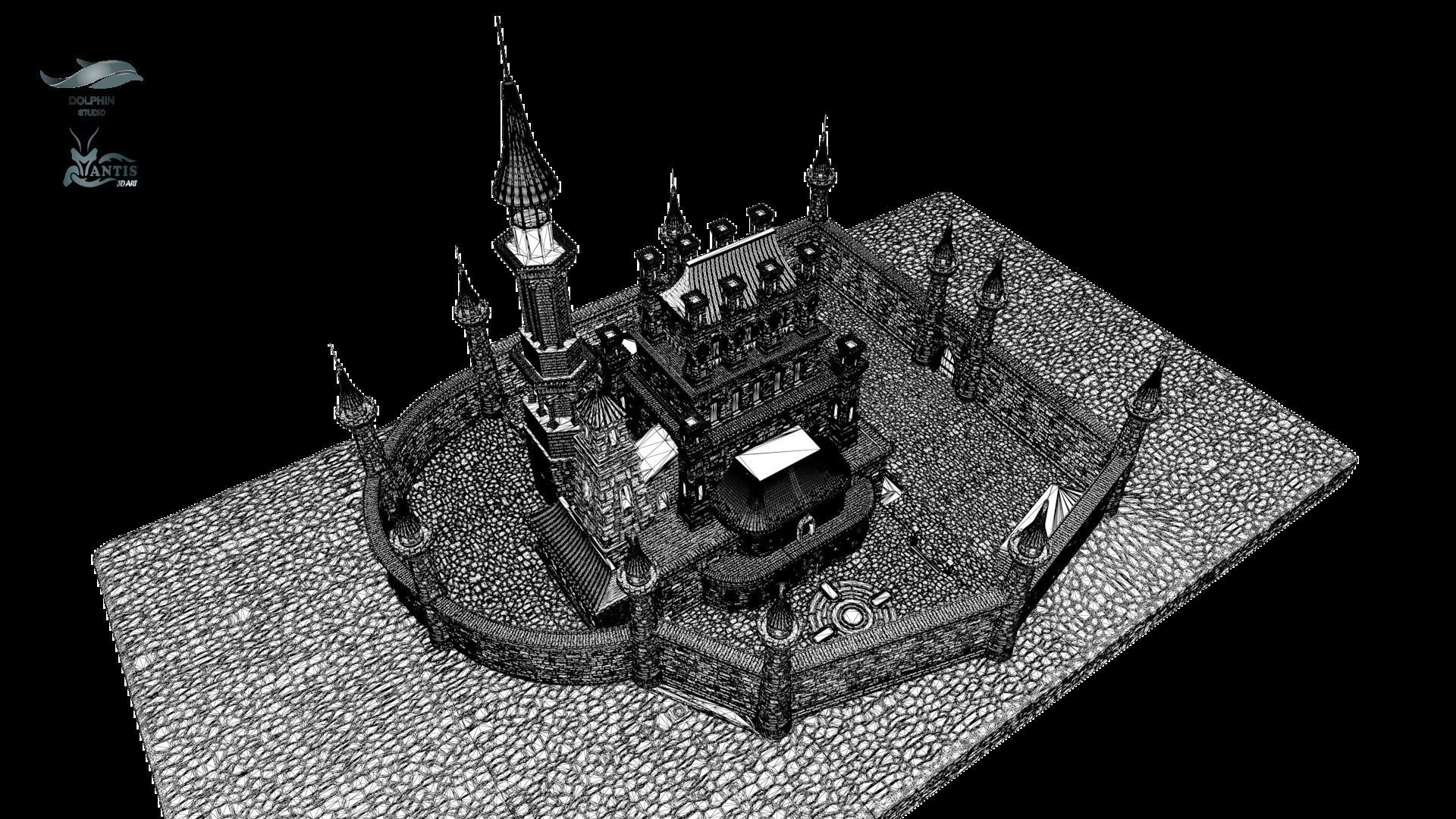 medieval castle 01 Printable 3D print model_16