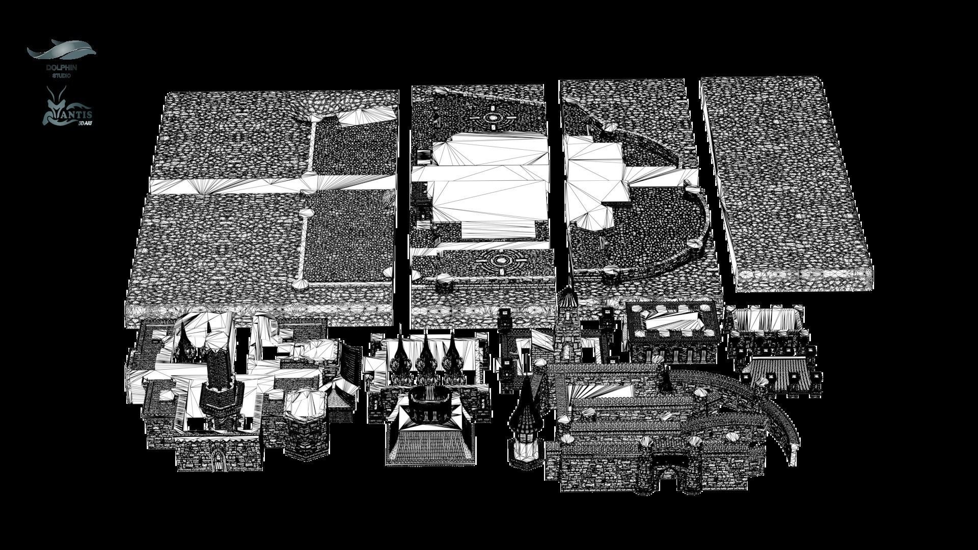 medieval castle 01 Printable 3D print model_19