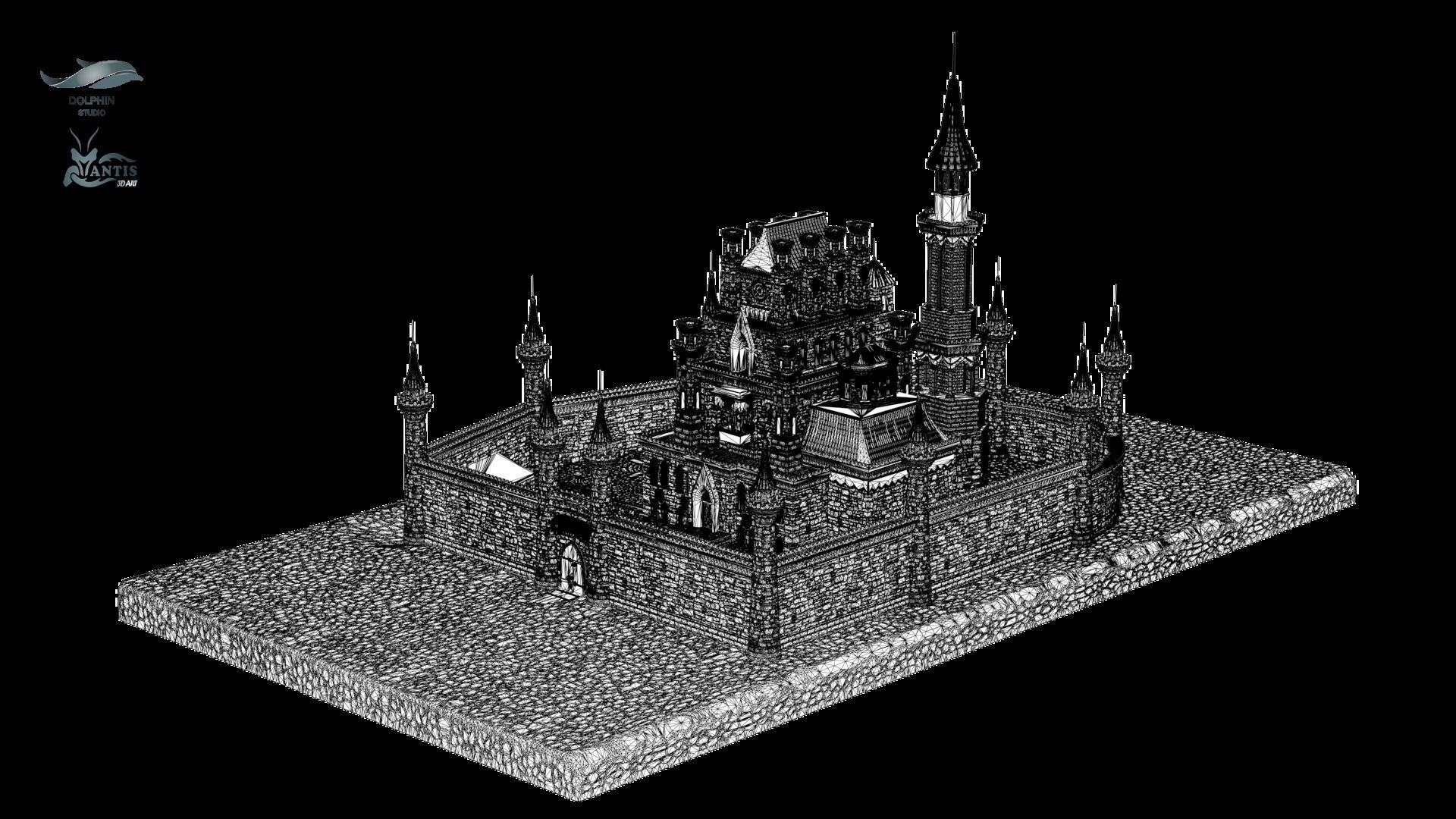 medieval castle 01 Printable 3D print model_17