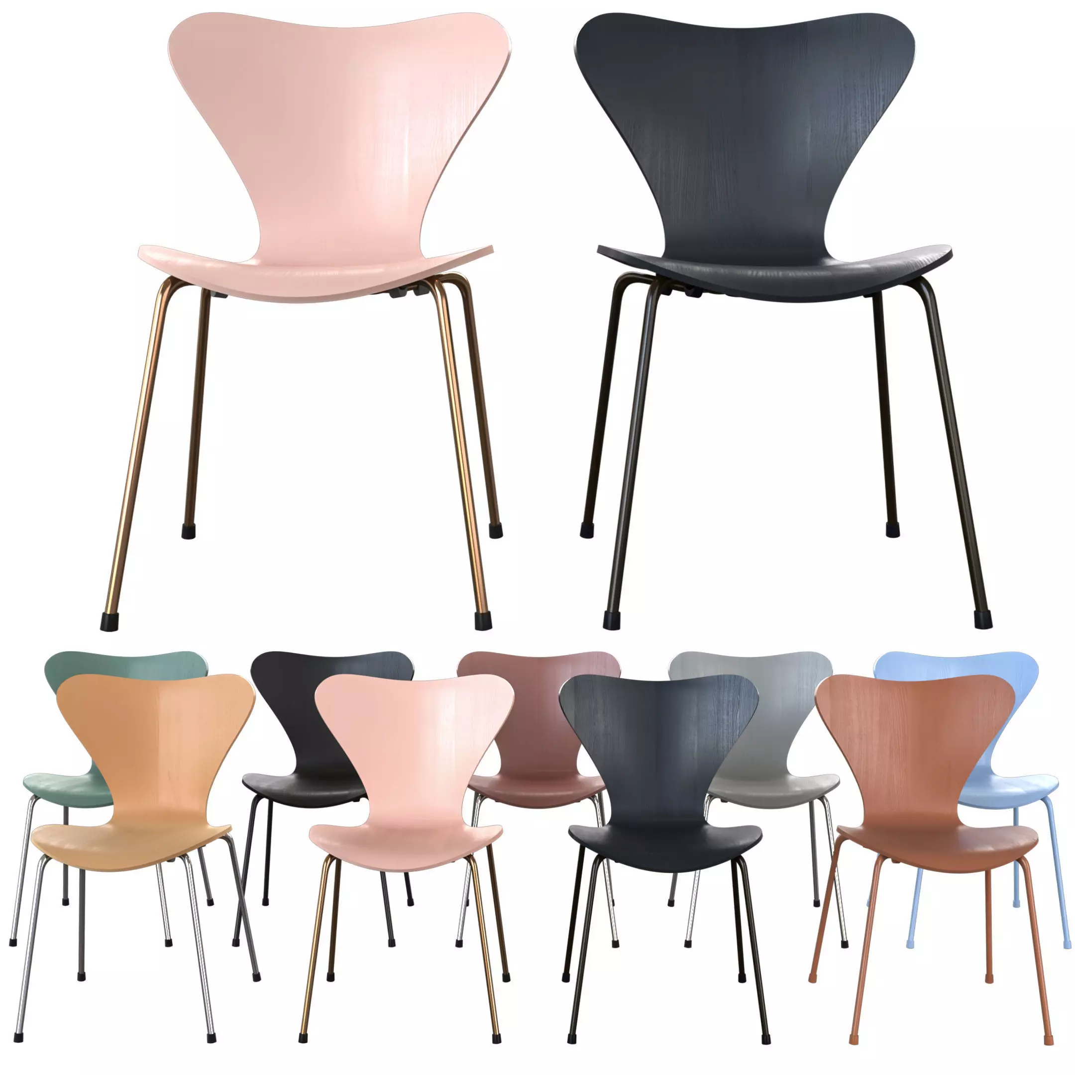 Series 7 Chair by Fritz Hansen 3D model