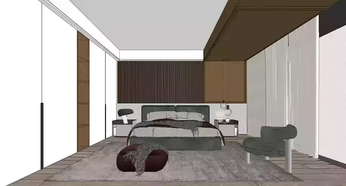 Modern Master Bedroom 