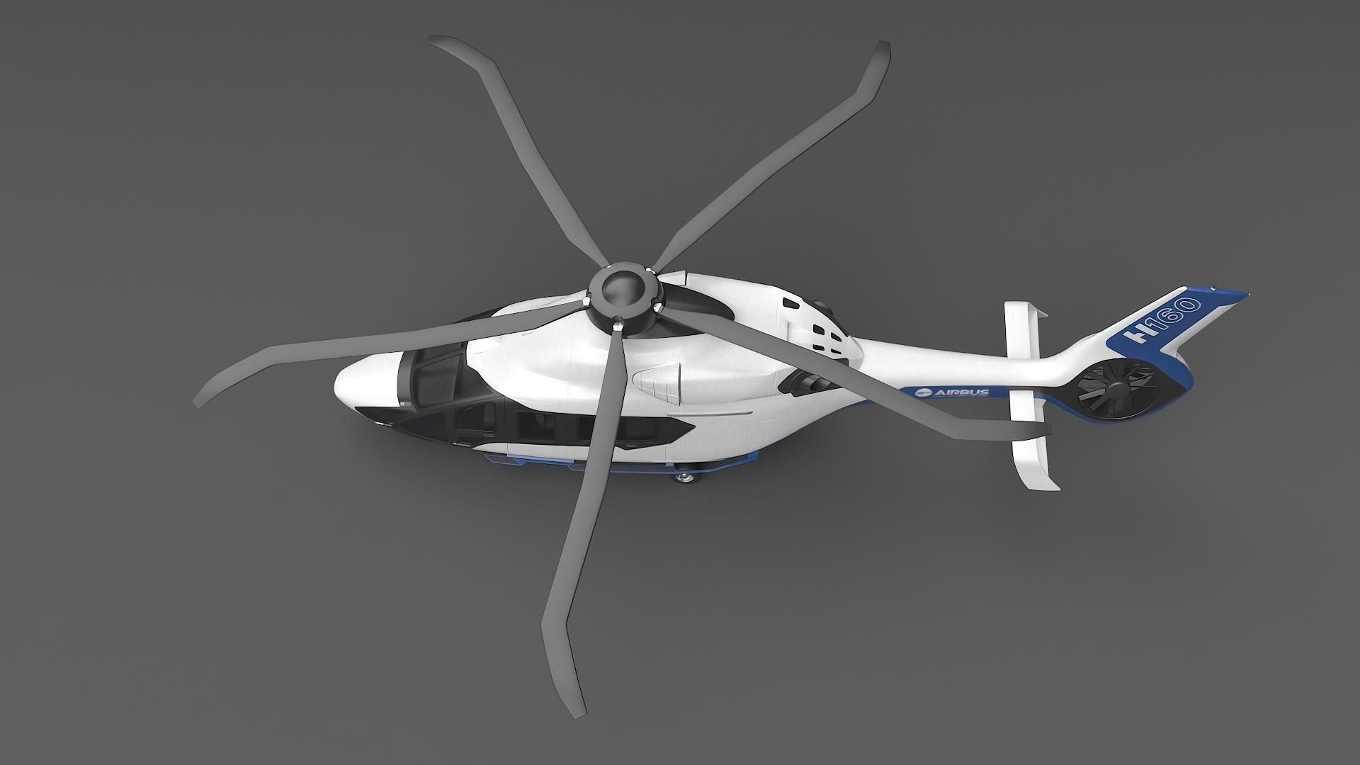 Airbus Helicopter H160 2022 3D model_8