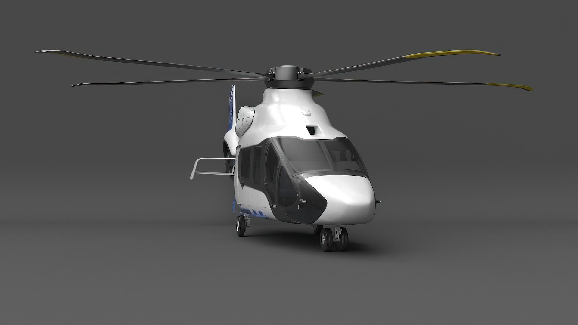 Airbus Helicopter H160 2022 3D model_10