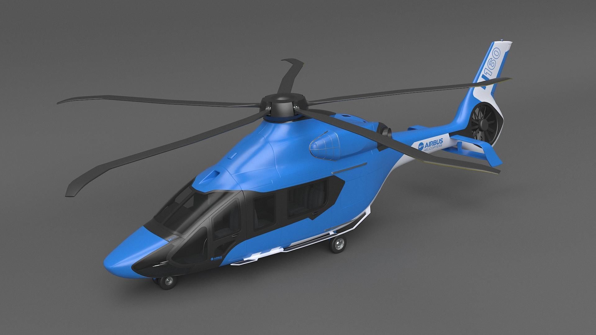 Airbus Helicopter H160 2022 3D model_3