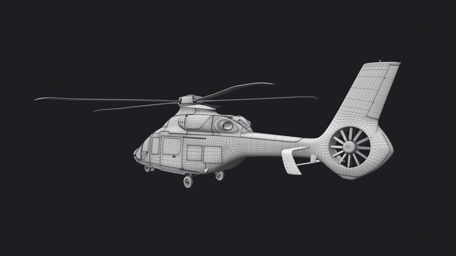 Airbus Helicopter H160 2022 3D model_13