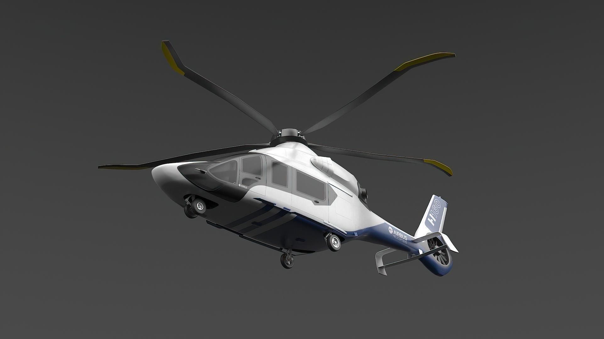 Airbus Helicopter H160 2022 3D model_12