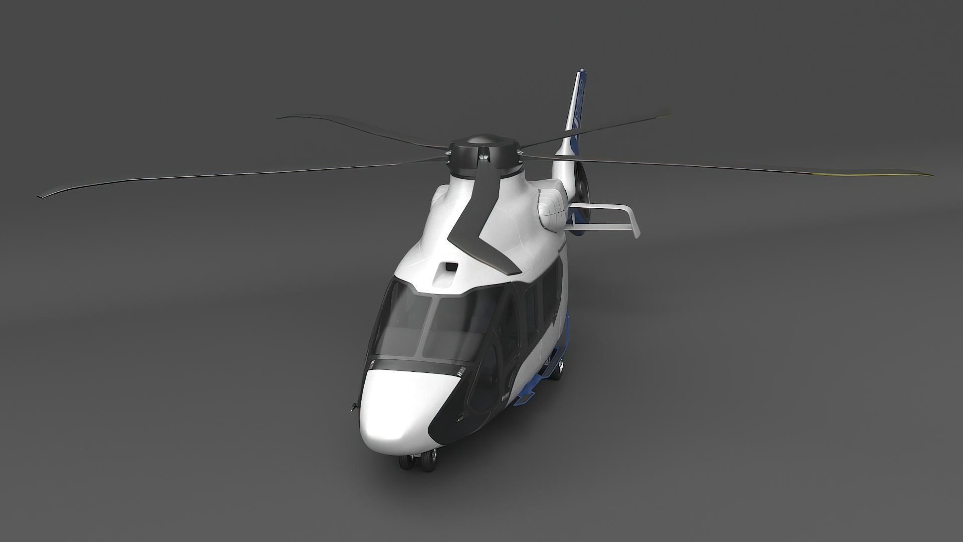 Airbus Helicopter H160 2022 3D model_4