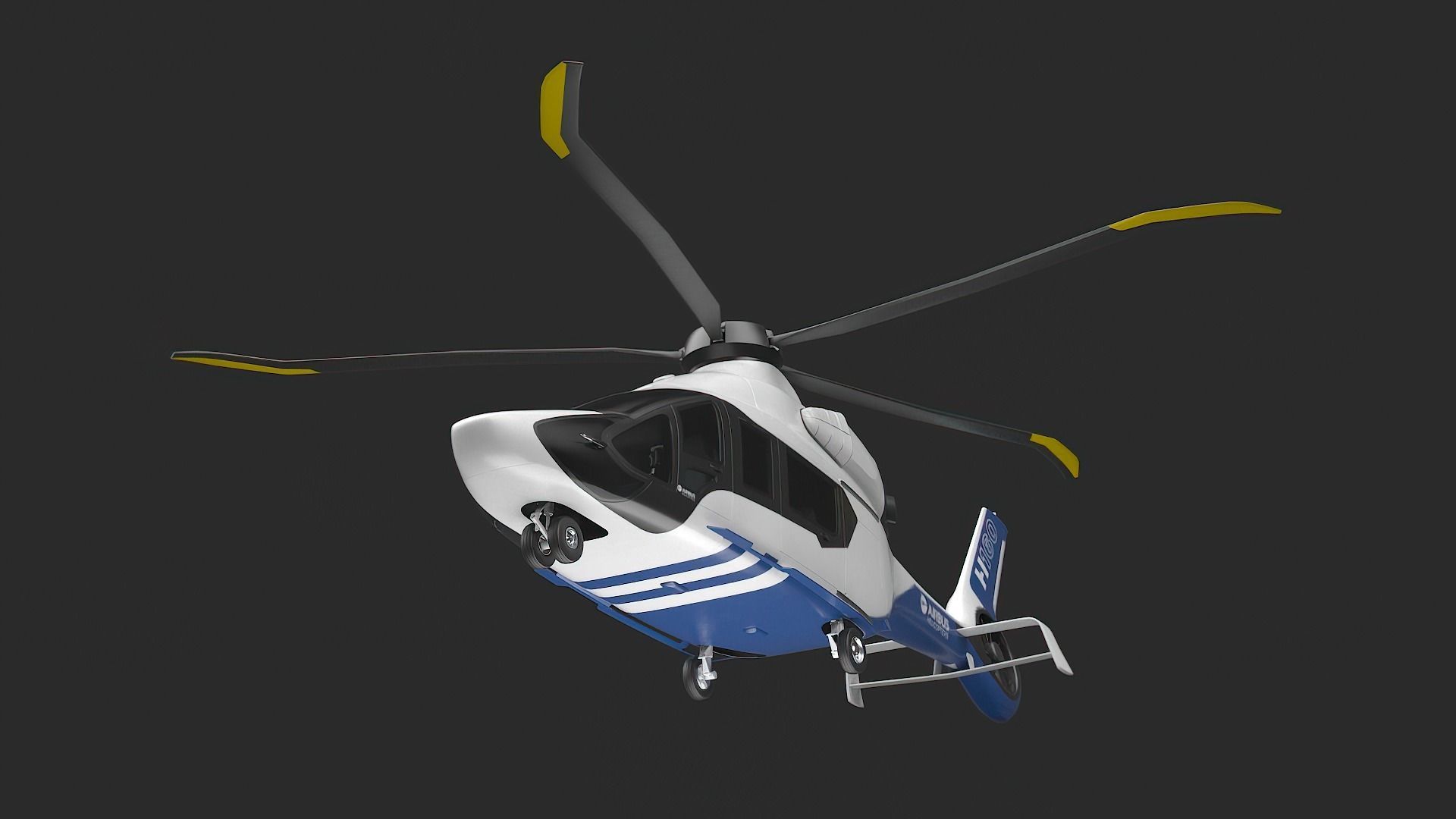 Airbus Helicopter H160 2022 3D model_7
