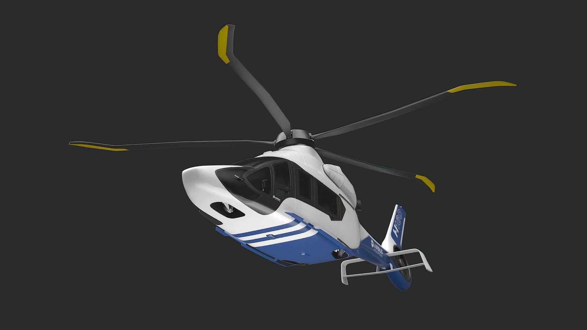 Airbus Helicopter H160 2022 3D model_5