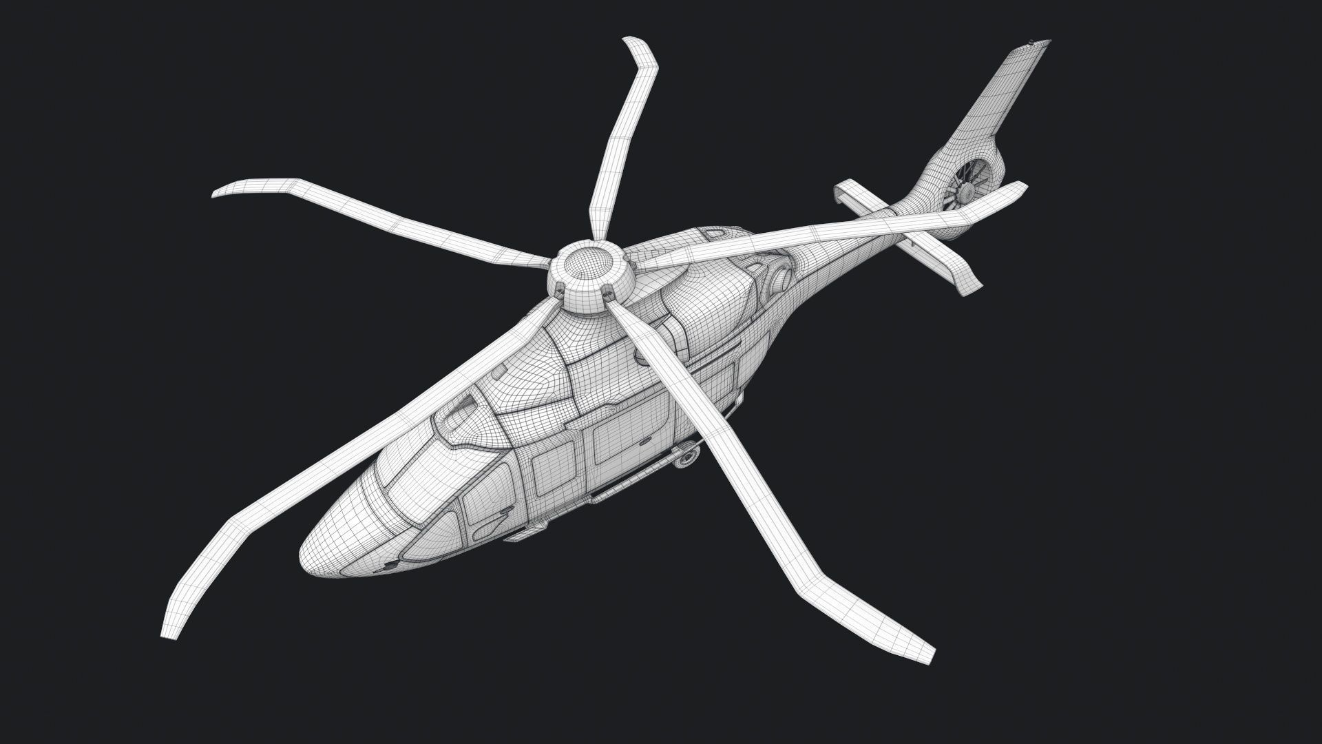 Airbus Helicopter H160 2022 3D model_14