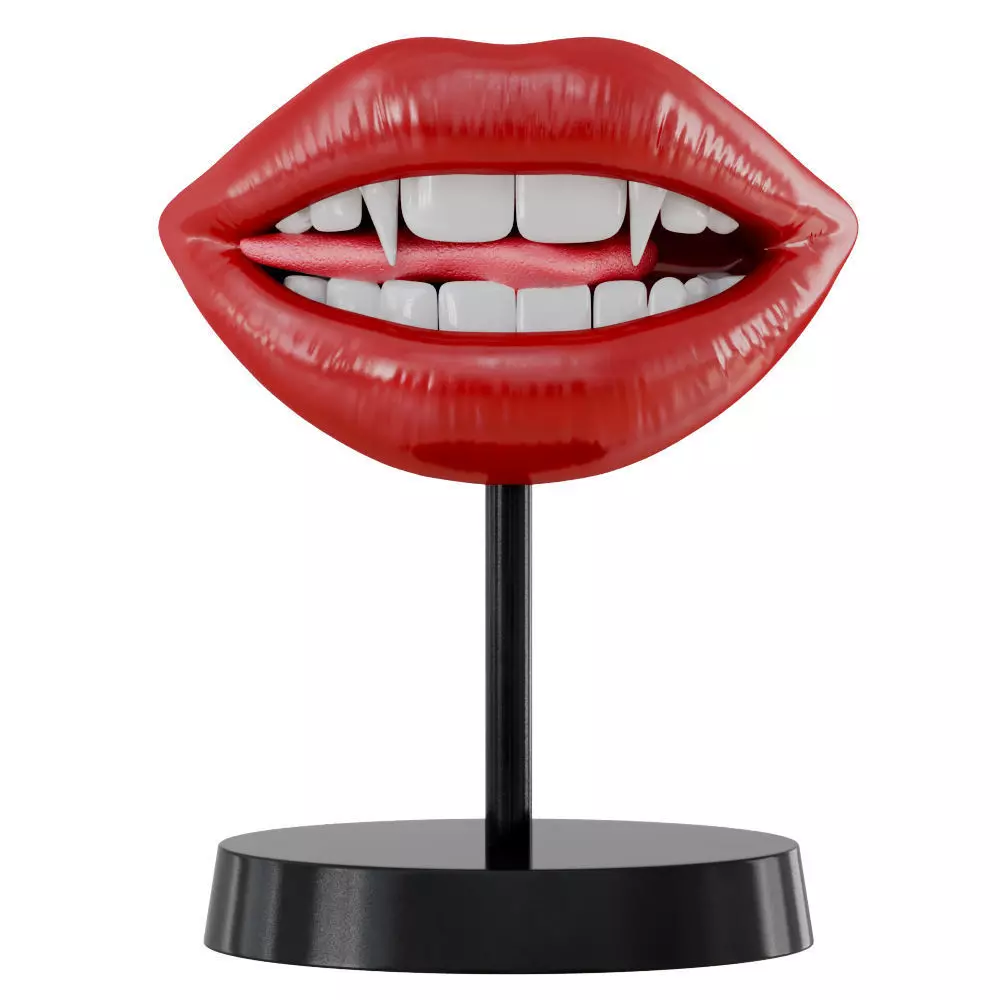 Figurine Lips Vampir Teeth 3D model