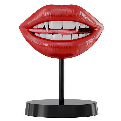 Figurine Lips Vampir Teeth 3D model