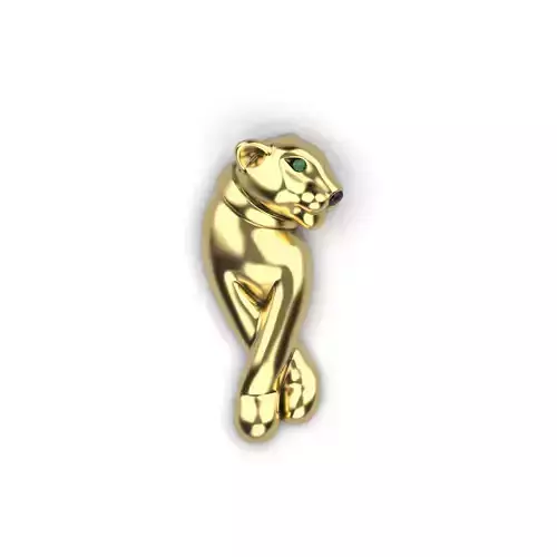 Panther Pendant 3 3D print model