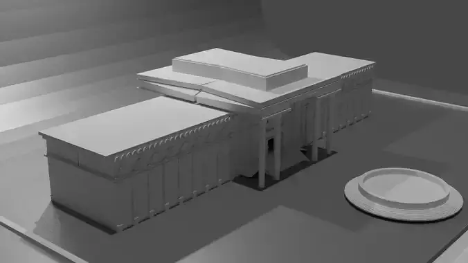 Building lincoln memorial