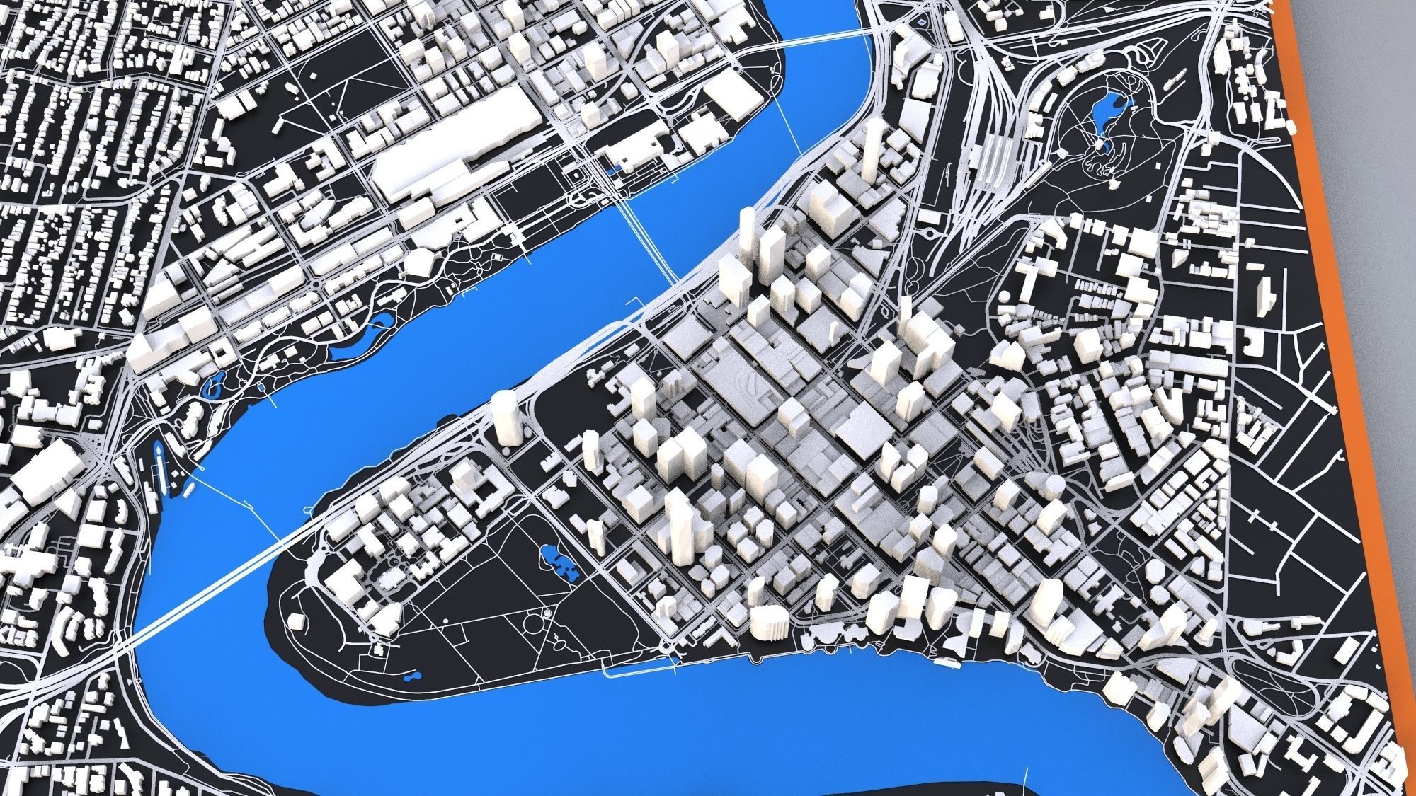 Cityscape Brisbane Queensland Australia 3D model_6