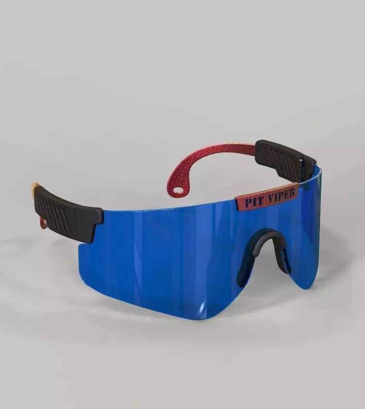 Pit Viper Sun-glass 3D print model