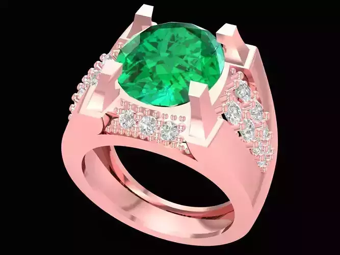 korea diamond men ring 2837