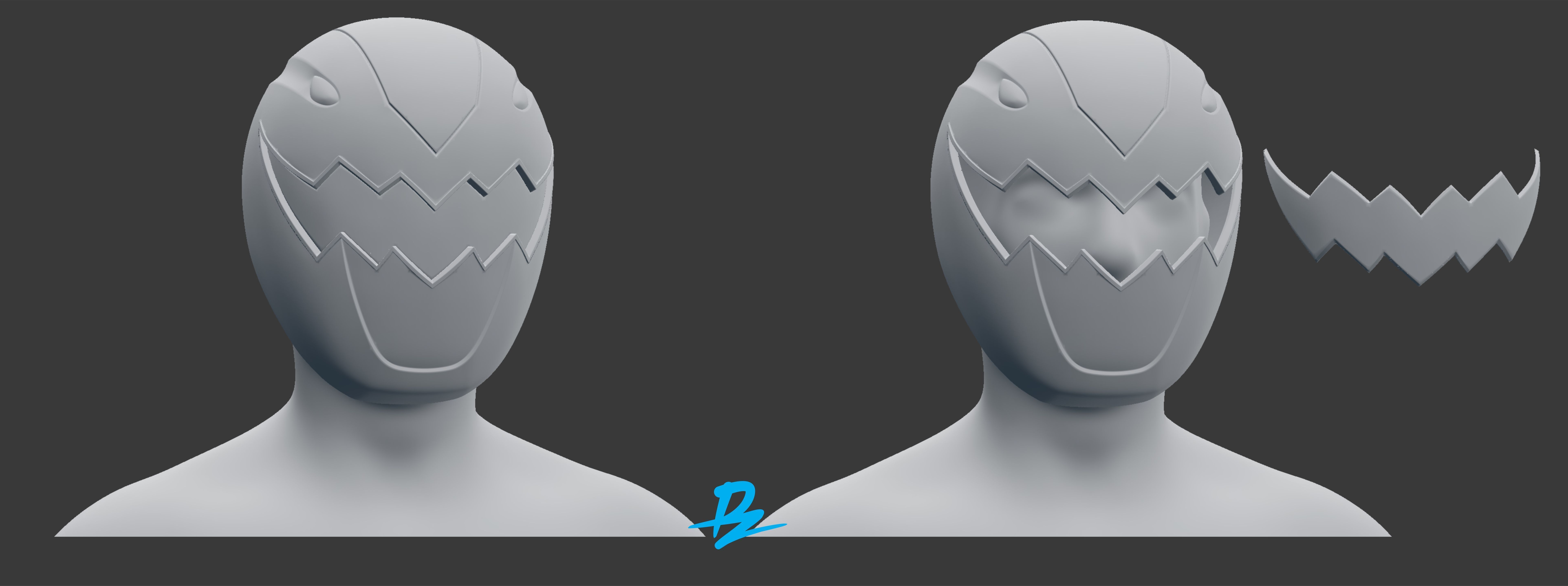 Dino thuder Red 3D print model_2