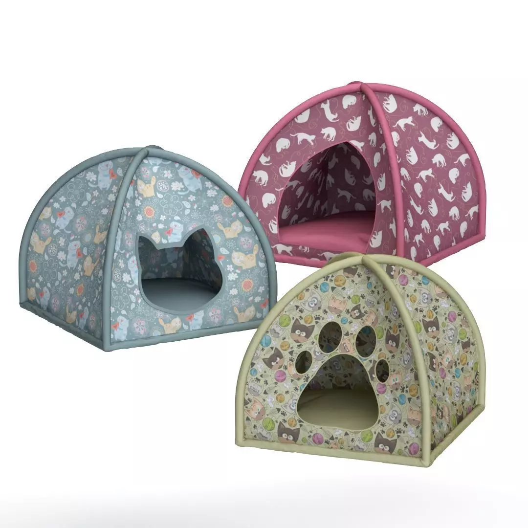 Bed-tent for animals 3D model