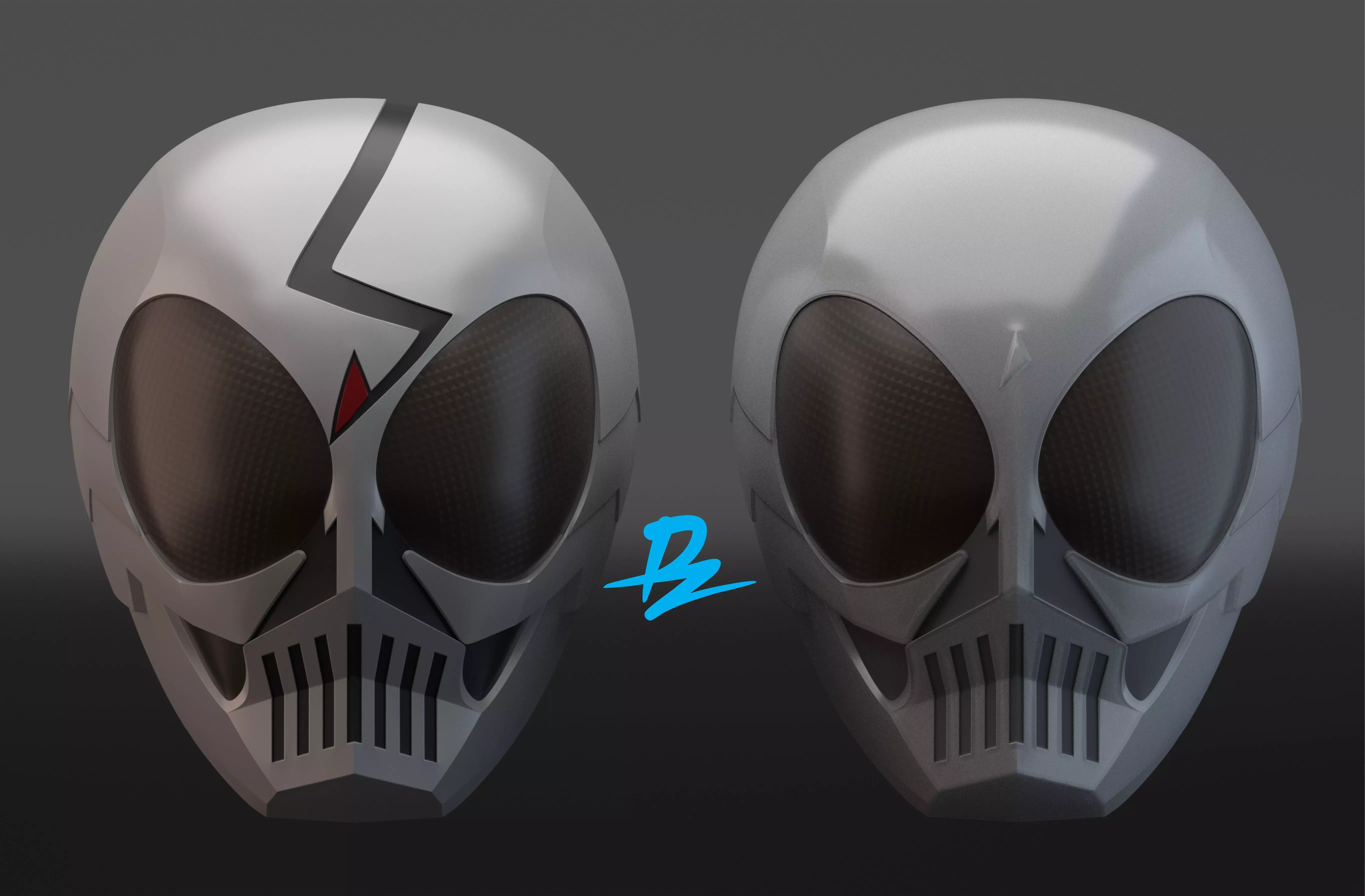 kamen rider skull 3D print model_0