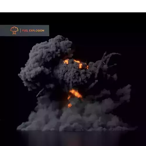 Big Fuel Explosion 3D model