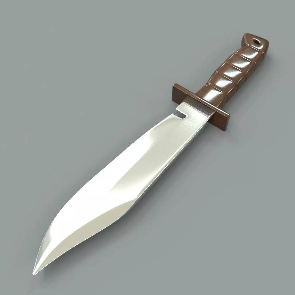 Knife 3D model_0