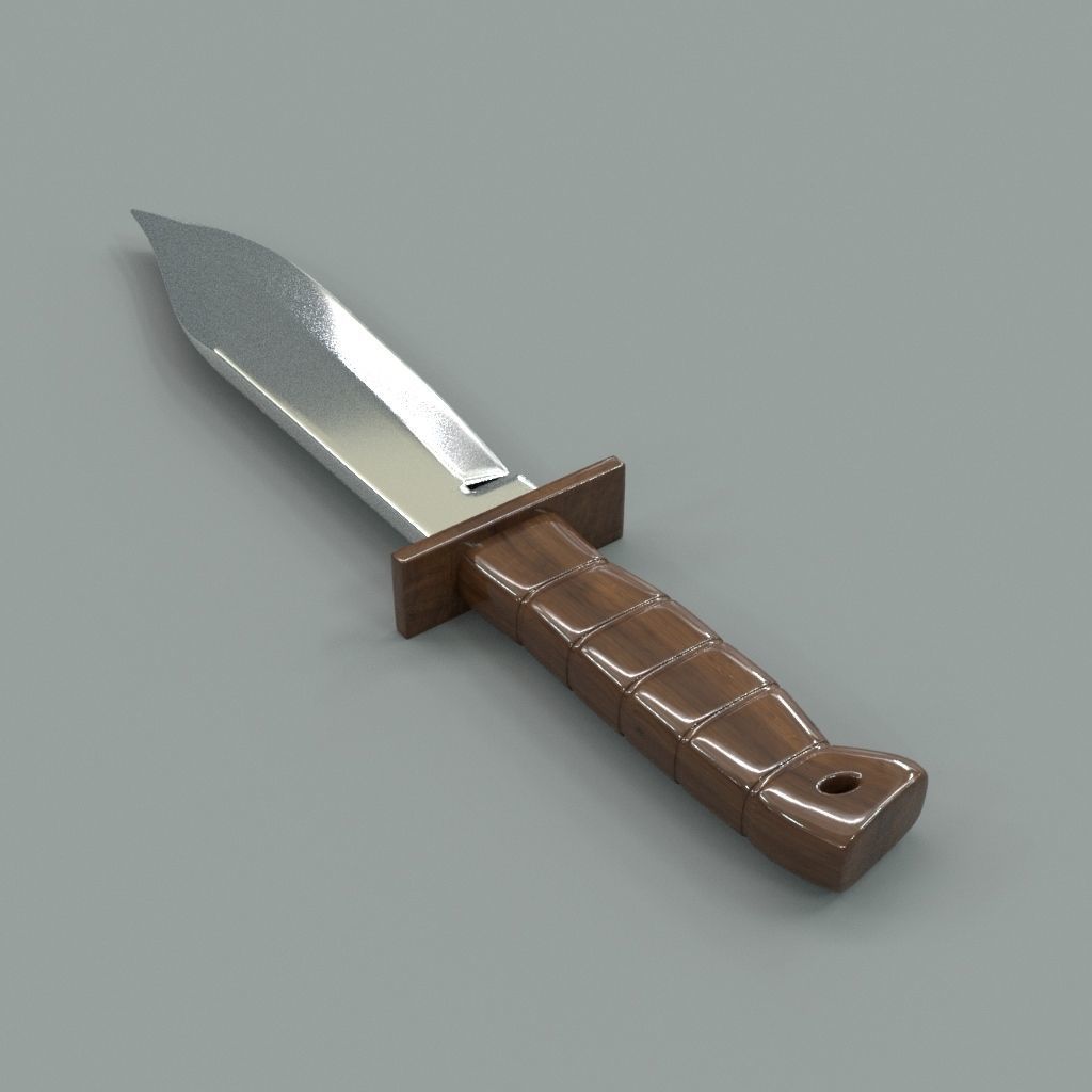 Knife 3D model_2