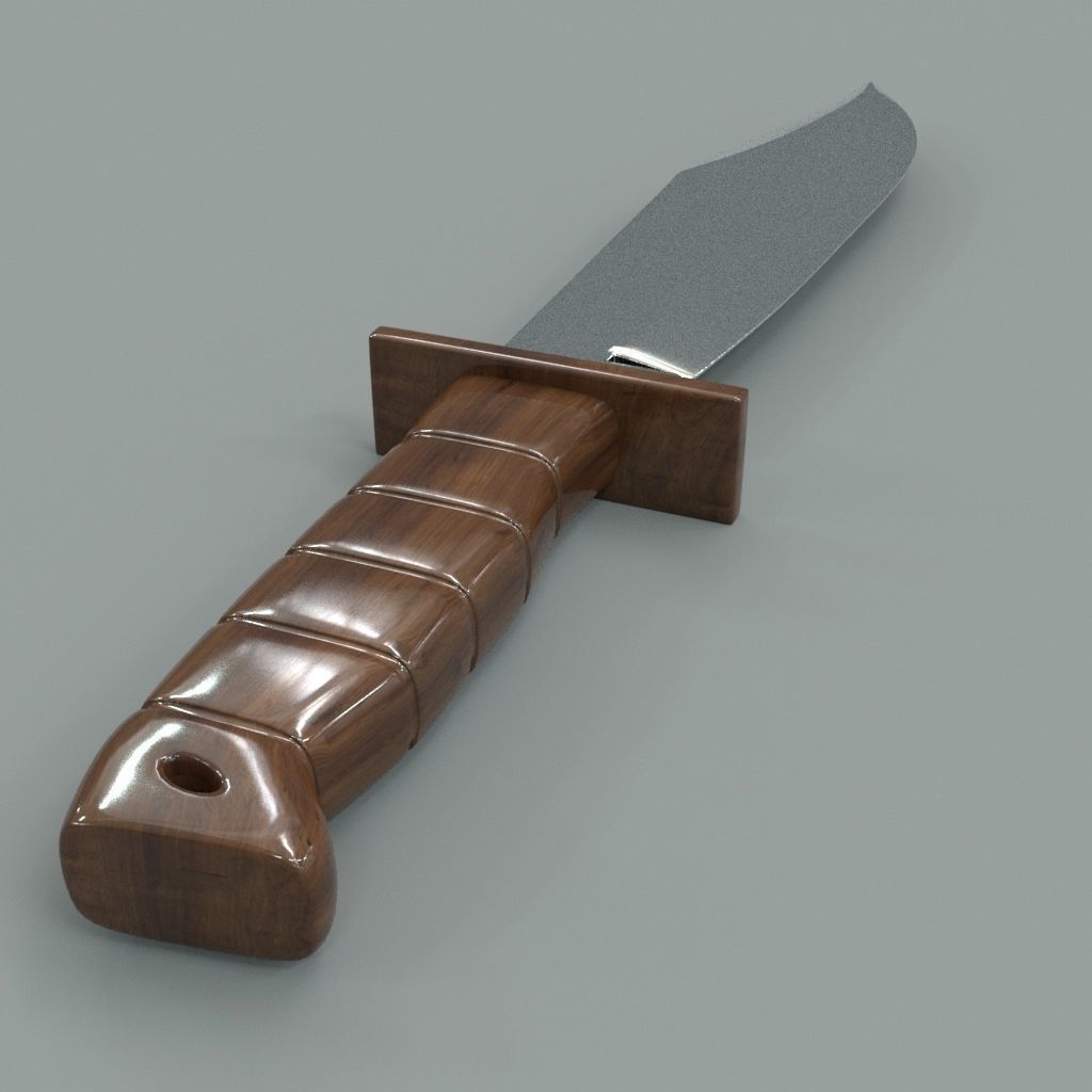 Knife 3D model_1