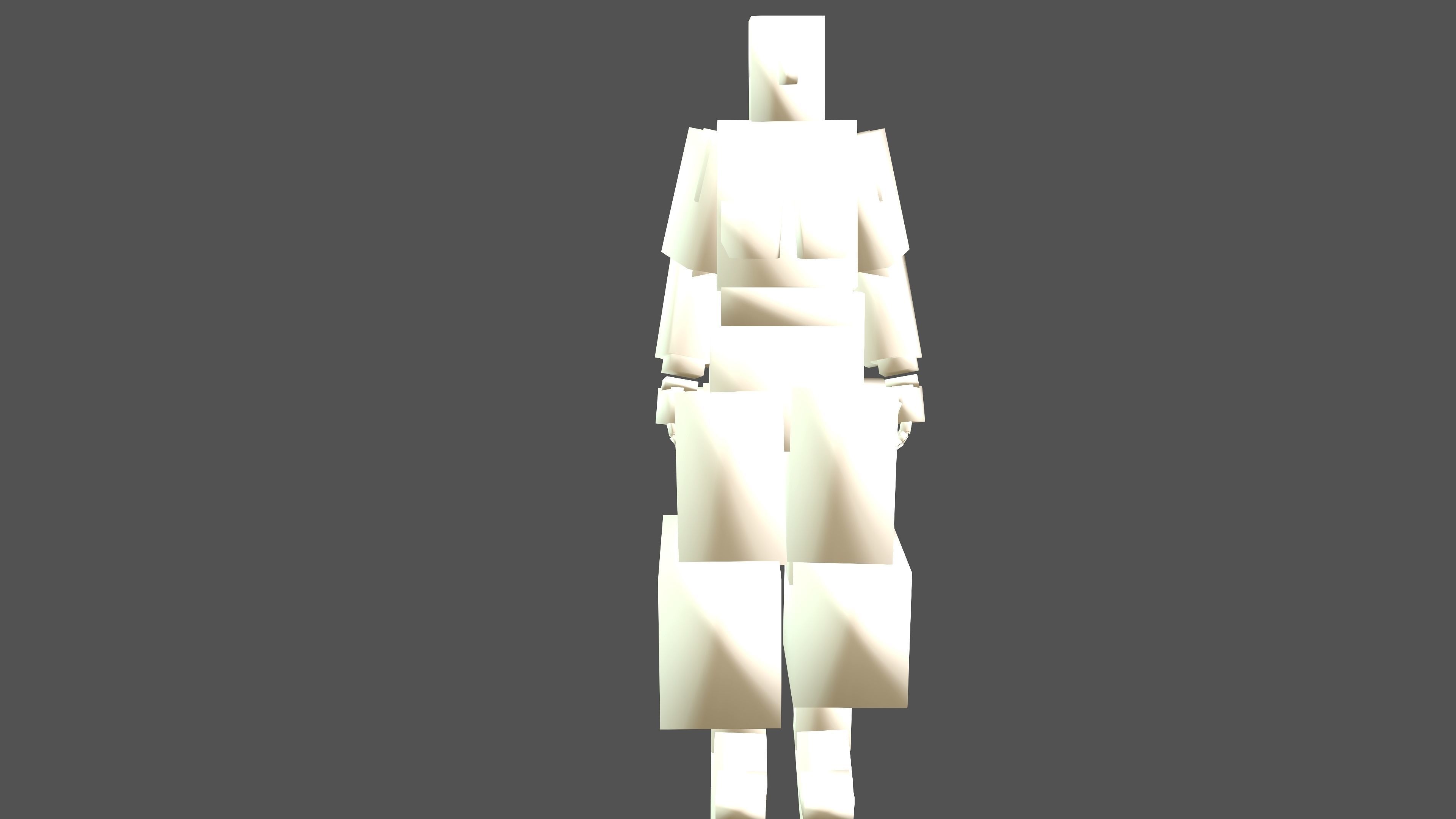 Witch with Animation 3D model_18