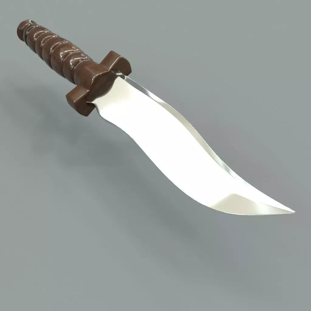 Knife lego 3D model_0