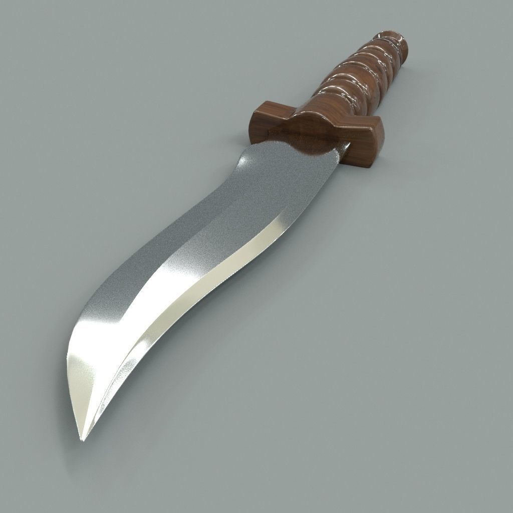 Knife lego 3D model_1
