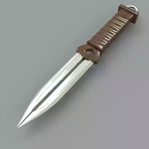Knife with two blades