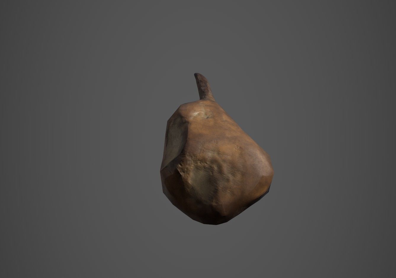Cured Ham Low-poly 3D model_4