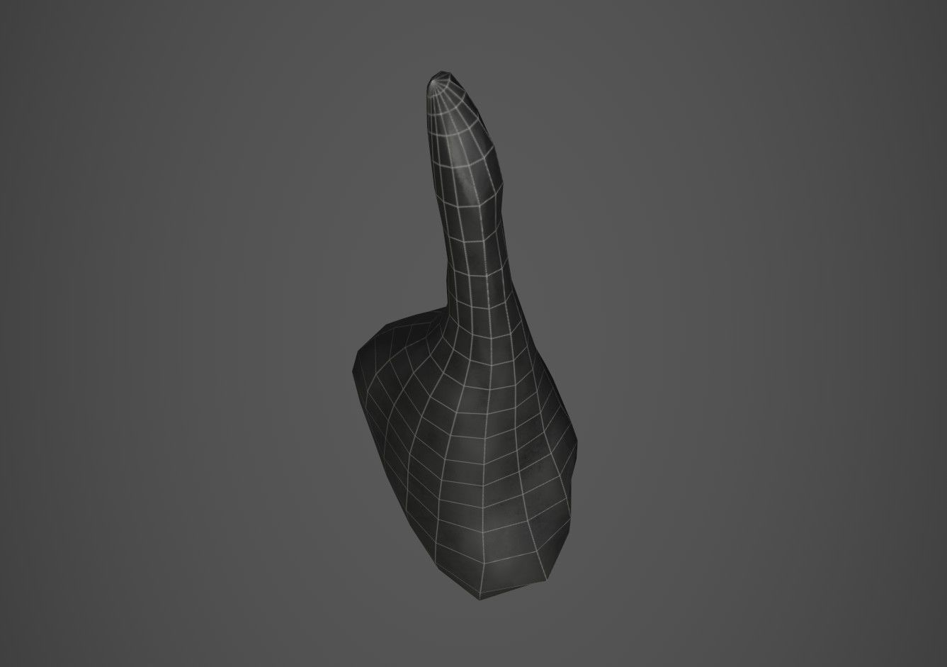 Cured Ham Low-poly 3D model_14