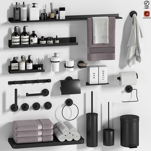 Bathroom Accessories VOL 02 3D model