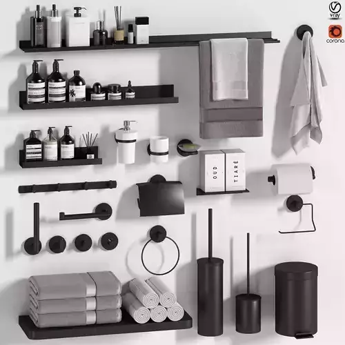 Bathroom Accessories VOL 02 3D model