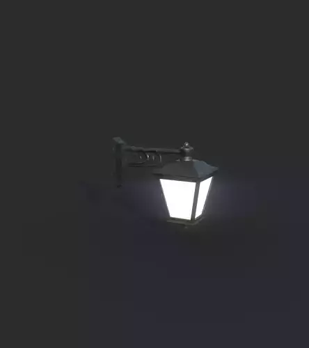 Wall Lamp 2 Low-poly 3D model