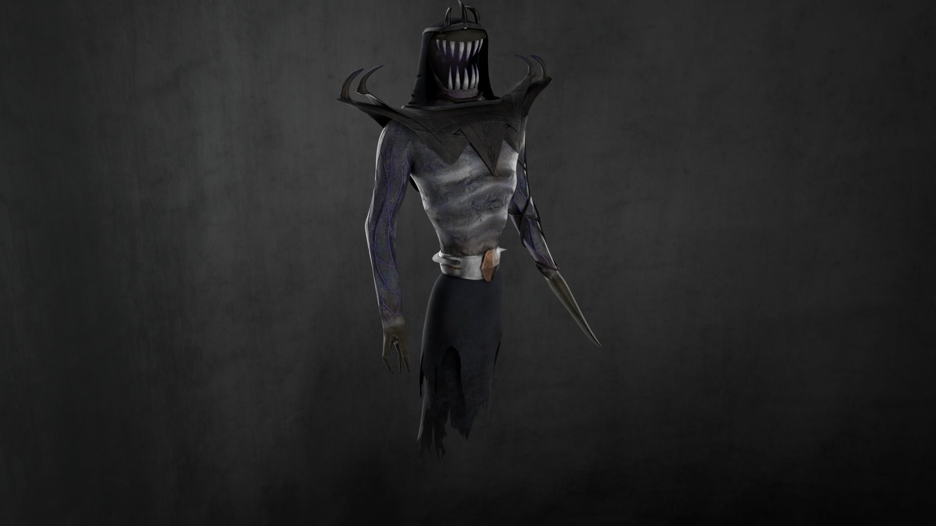 Raitan - Low-Poly Creature Game Model Low-poly 3D model_2