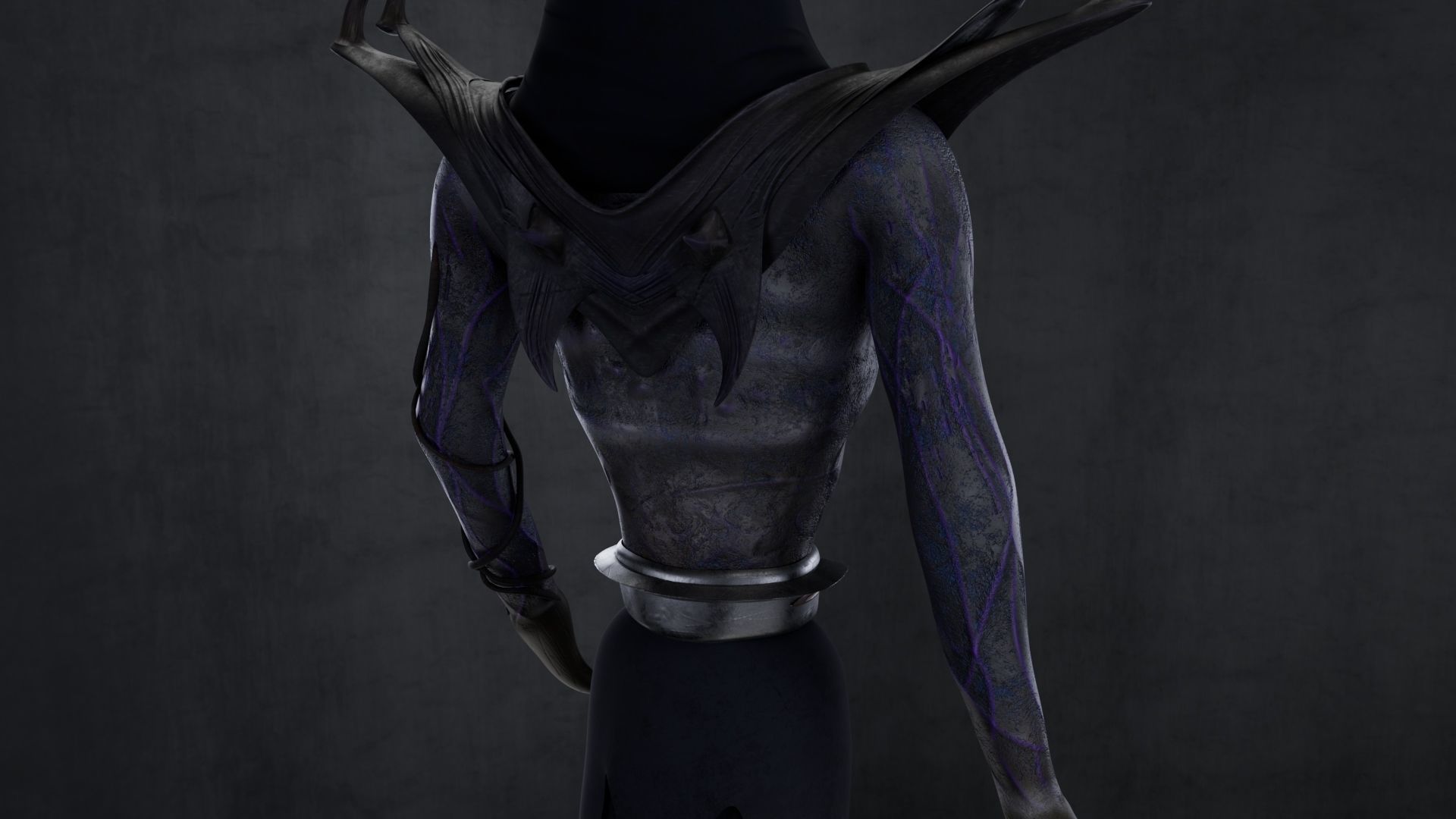 Raitan - Low-Poly Creature Game Model Low-poly 3D model_7