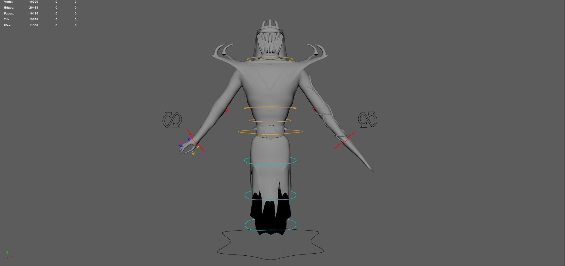 Raitan - Low-Poly Creature Game Model Low-poly 3D model_11