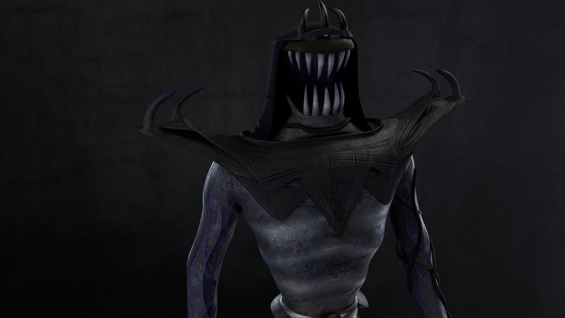 Raitan - Low-Poly Creature Game Model Low-poly 3D model_6