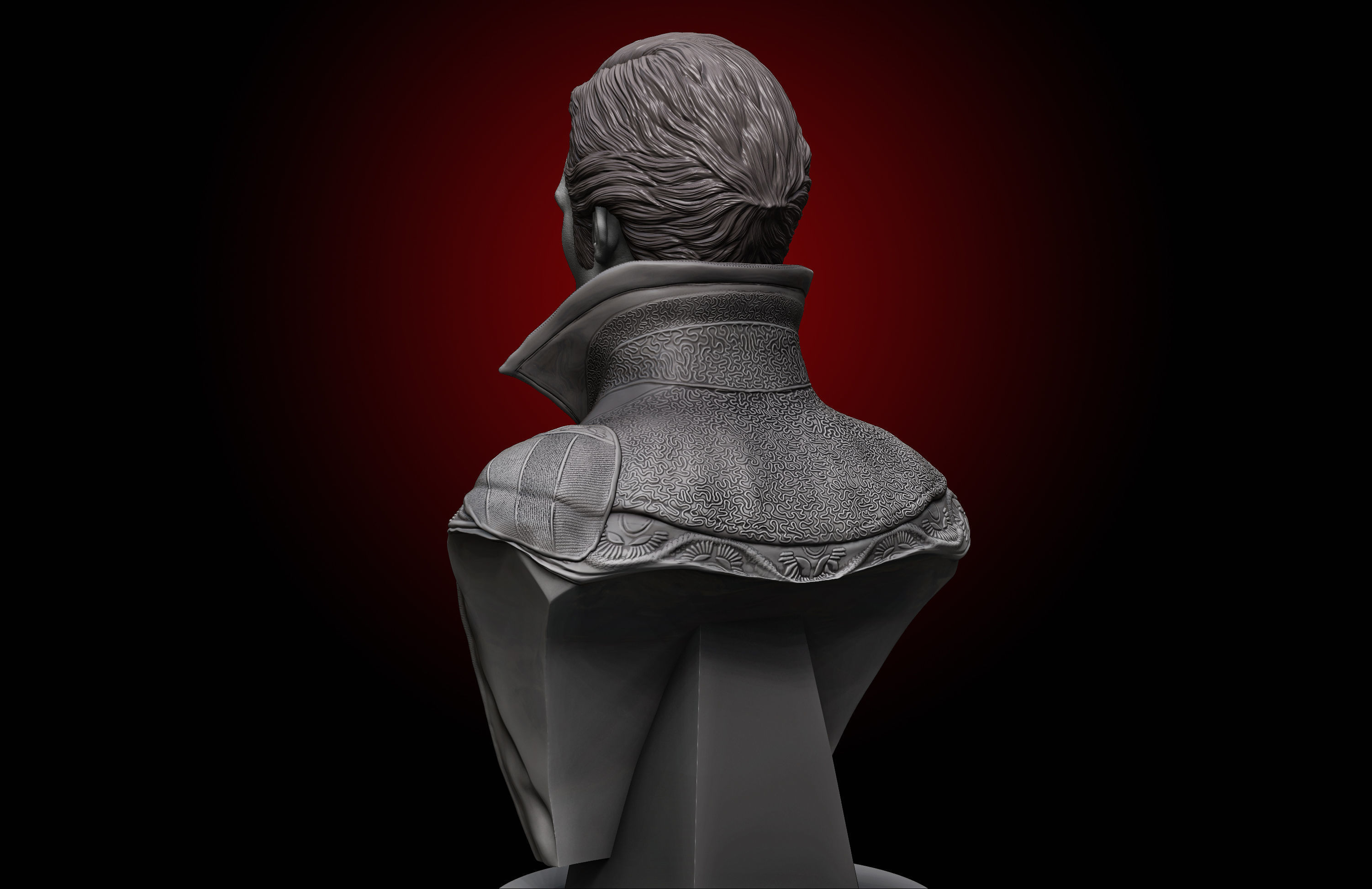 Doctor Strange-Benedict Cumberbatch Bust 3D print model_6